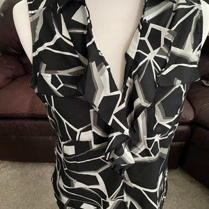 New York & Company Sleeveless Blouse M